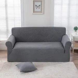 One-piece Jacquard Waterproof Sofa Cover - All-Season Use, Machine Washable and Hand Washable, Pet-Scratch Resistant, Stain-Proof, Non-Slip One-Piece Wrap Design, Suitable for Living Room Sofas, Elastic Stretch Sofa Cover.