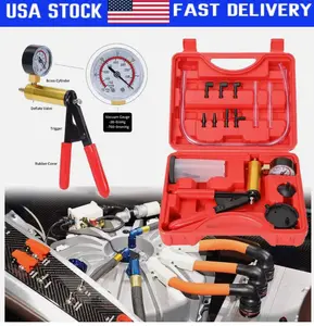 Car Hand Held Vacuum Pressure Pump Tester Kit Brake Fluid Bleeder Car Auto Tools