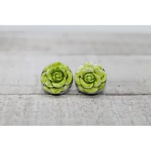 Rosette Stud Earrings