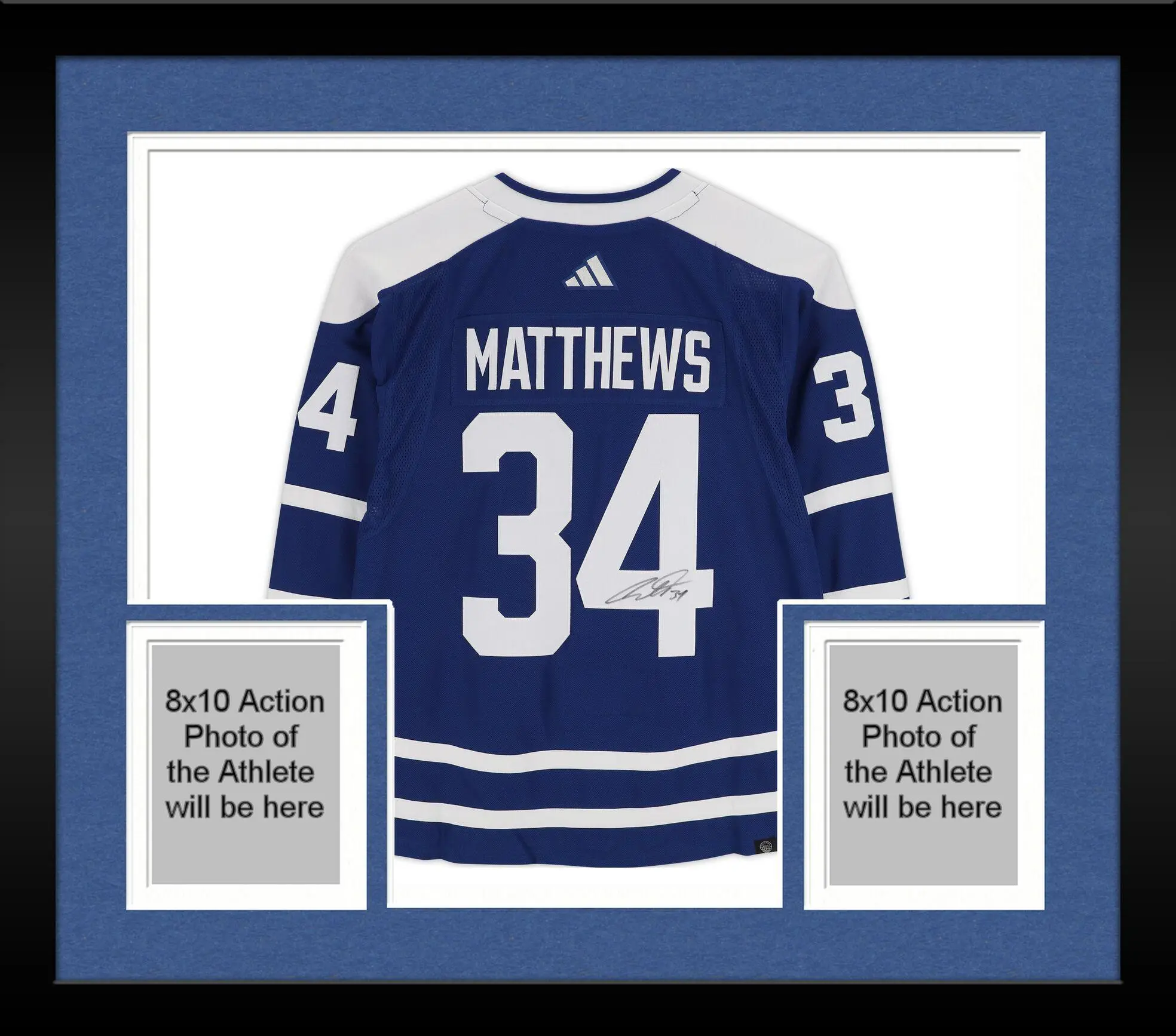 Framed Auston Matthews Toronto Maple Leafs Autographed 2022-23 Reverse Retro Adidas Authentic Jersey - Fanatics Authentic Certified - NHL Memorabilia