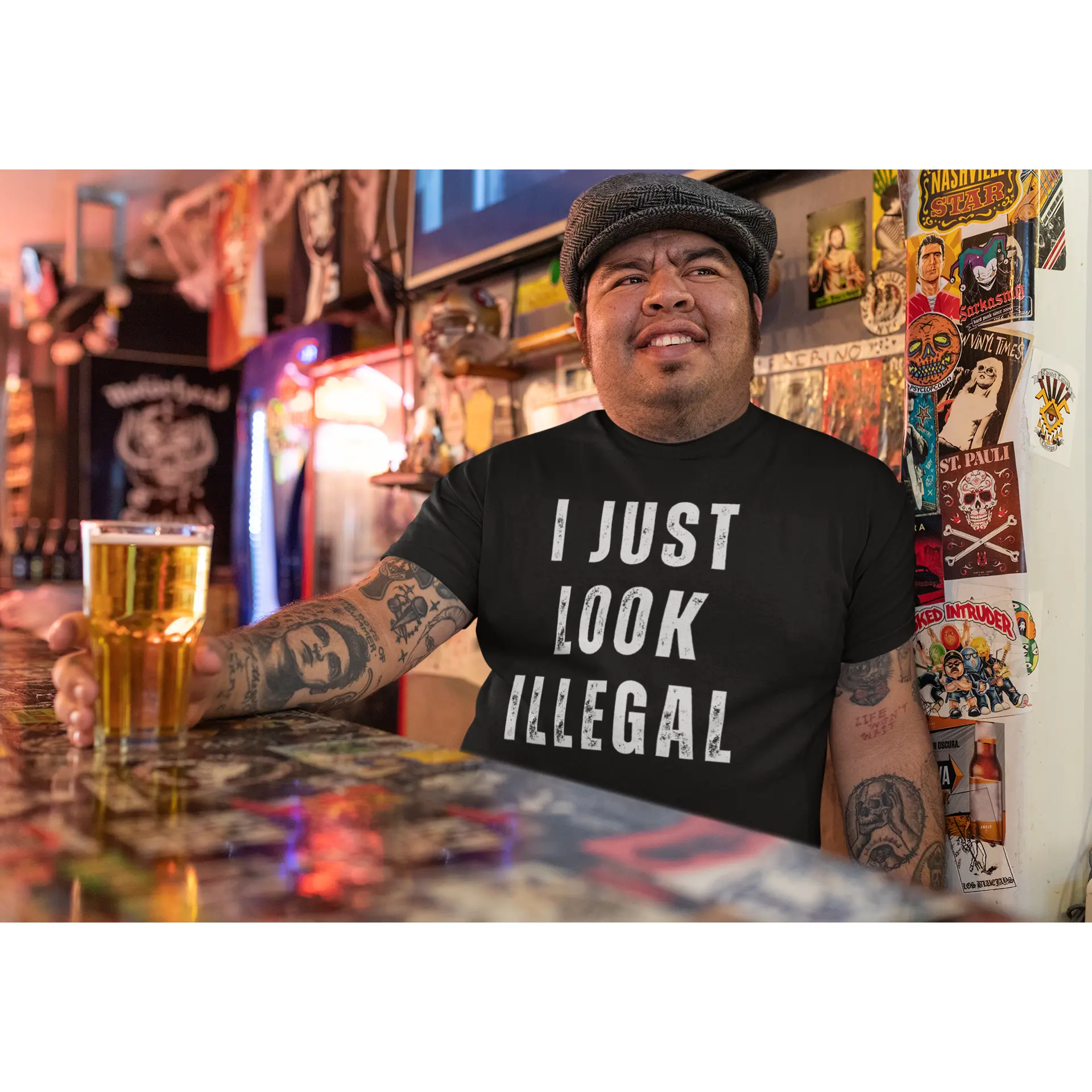 Funny Unisex T-Shirt - I Just Look Illegal