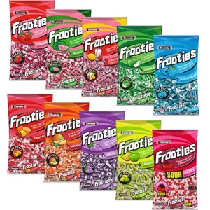 Tootsie Frooties - Assorted Fruit Flavors Chewy Candy - Sweet Variety