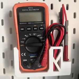 1pc Multimeter Stand with Wire Management Box - A Storage Tool That Keeps The Desktop Tidy
