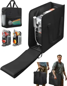 Carrying Bag for Ninja Slushie Machine FS301 & FS300, Portable Travel Tote Storage Bag with Front-Opening Design for Frozen Drink Maker, Thick Padded Protector for Machine Accessories