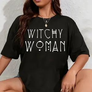 100% Cotton Witchy Woman Witch Wiccan and Pagan Gifts Halloween T-Shirt