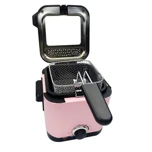 Multifunctional Electric Stainless Steel Fryer - Mini & Small Capacity, Household & Commercial Use deep