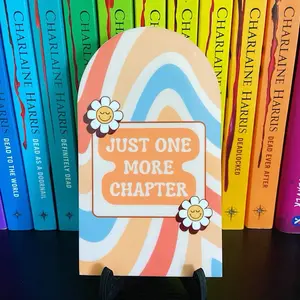 Retro 70s Aesthetic Bookshelf Sign - Customizable