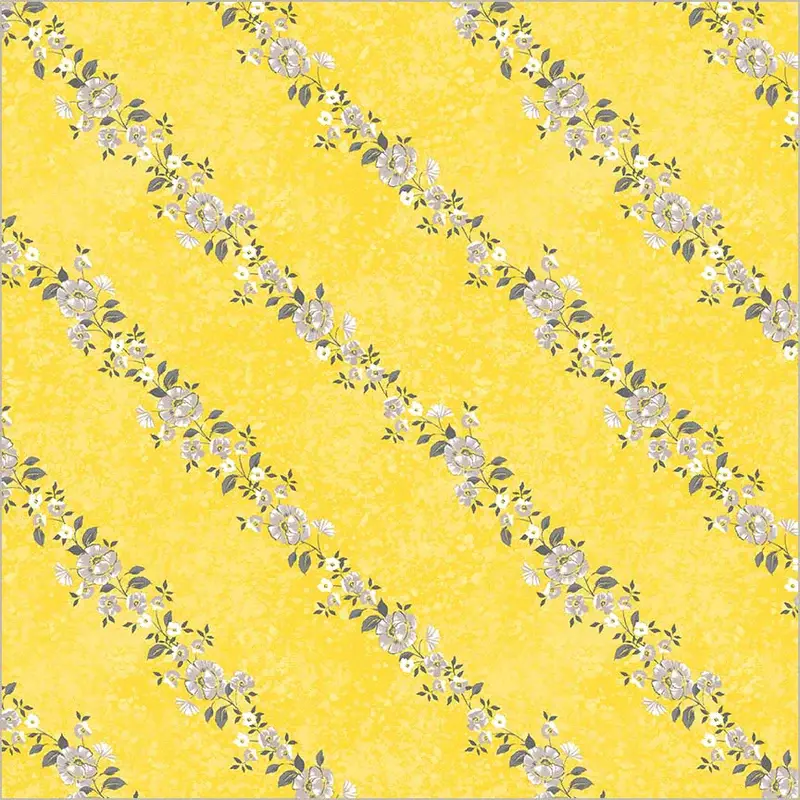 Fabric Windham Yellow Verita Vine Verona by the Quarter Yard 54910-3