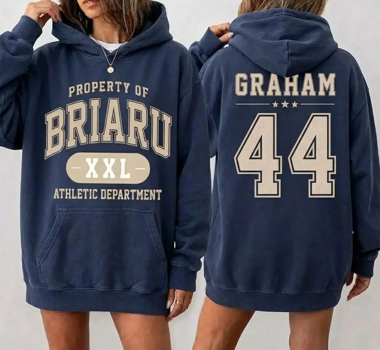 Property of BRIAR U HOCKEY Hoodie - Off Campus Hockey Hoodie Unisex Heavy Cotton Hoodie - Booktok