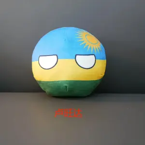 9/20cm Polandball Plush Toy Philippines Vatican City Moldova Countryball Stuffed Doll Pendant Home Decoration