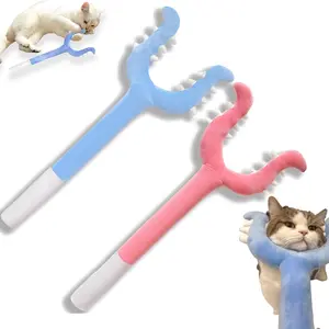 Interactive Pet Toy Fork Shaped Plush Chew Toy Durable Cat Teaser Wand for Cats and Small Dogs Indestructible Chew Resistant Boredom Relief Play Safe Massage Tool