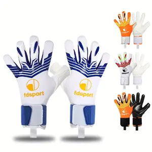 Professional Soccer Goalkeeper Gloves - Ultra-Grip Latex Palms, Adjustable Wrist Support & Breathable Design for Teens & Adults - Durable Training & Match Keeper Gloves in Assorted Colors