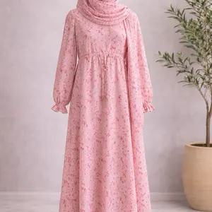 Cute abaya with matching hijab M
