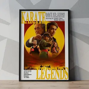 Karate Kid: Legends (2025) Movie Poster| Movie Canvas| Wall Art Collection | Poster Unframed| Cover Poster| Canvas Print| Custom Poster