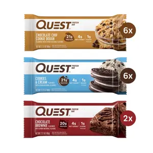 Gluten Free Protein Bars Variety Pack, 14 Count