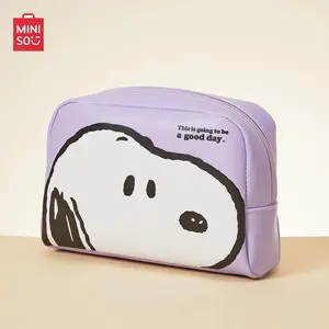 Snoopy Colorful Life Series Makeup Bag - Portable TravelOrganizer for Girls, Cute Toiletry Bag for Outings Cosmetic Storage Bag Beauty Storage Pouch