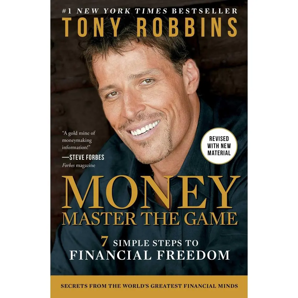 Used Hardcover Book - Money Master the Game: 7 Simple Steps to Financial Freedom by Tony Robbins - English Finance, Investment Guide with Stories Simplify & Myths Debunked