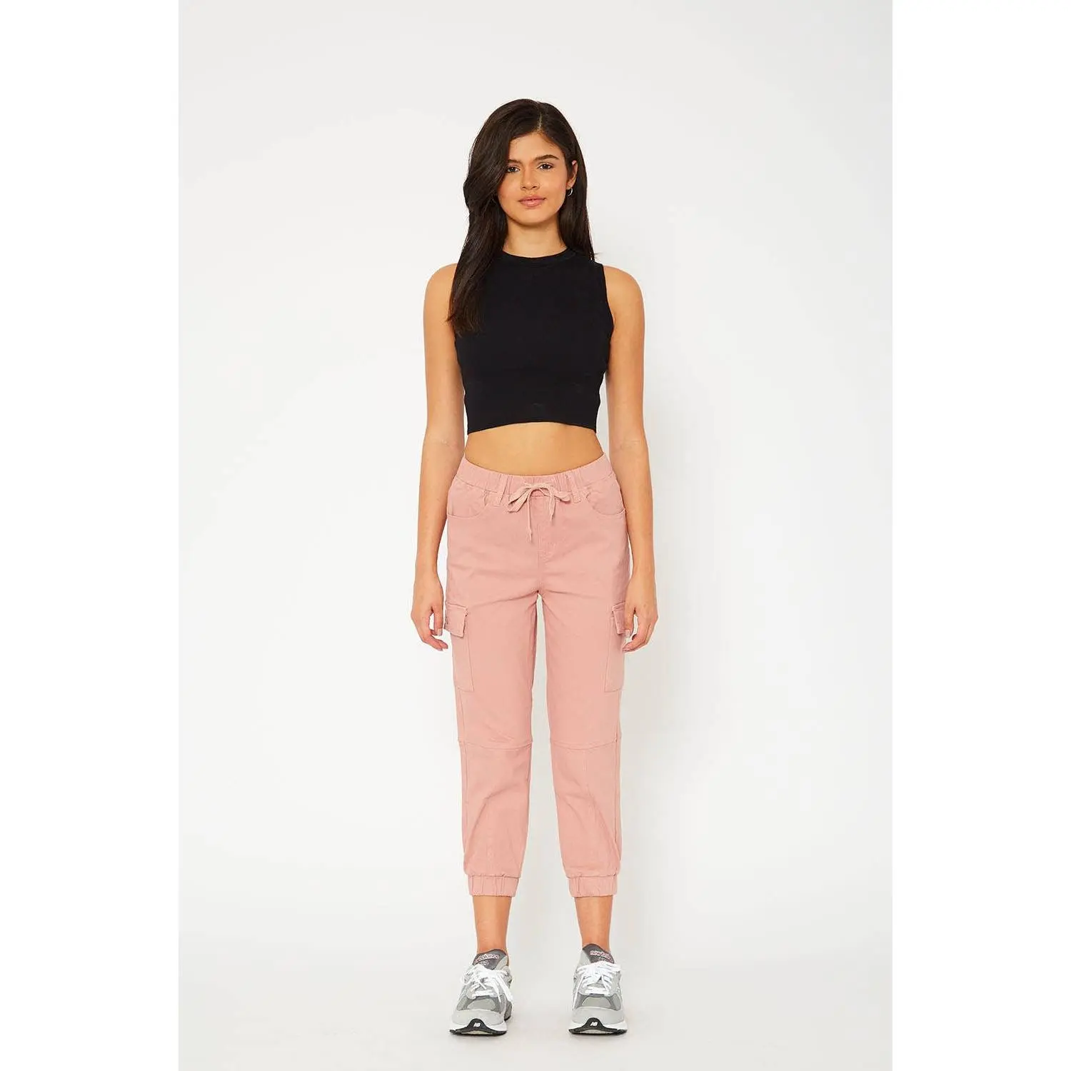 MONKEY RIDE JEANS - High-rise mauve jogger