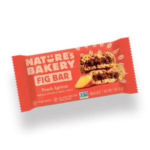 Whole Wheat Fig Bars Peach Apricot 6 Count (Twin Pack) Carton