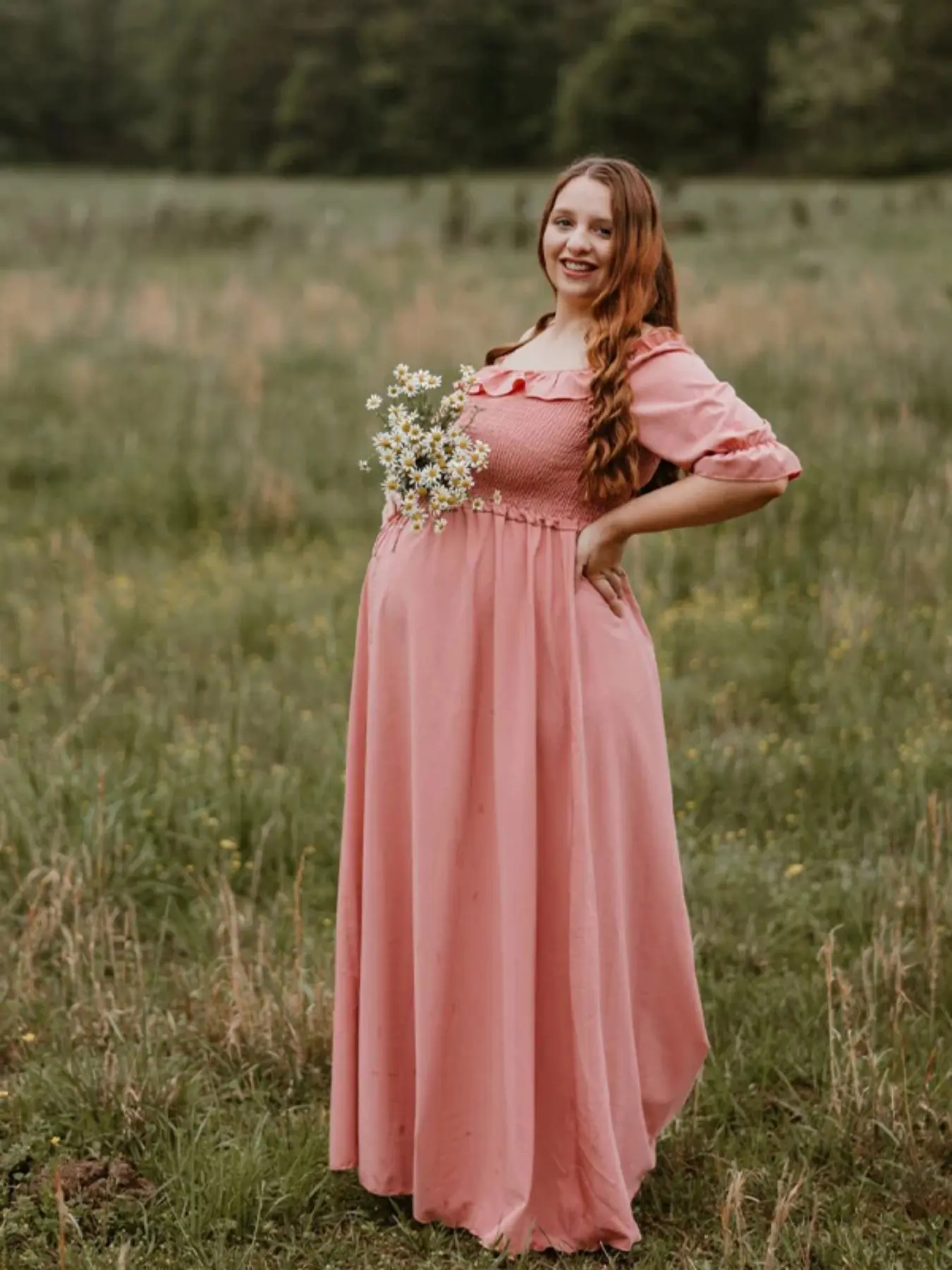 flowy maternity dresses for photos Zoey