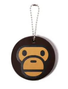 Bape Baby Milo Head Keychain Brown