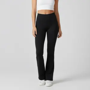 Womens High Waisted Flare Leggings - Comfortable & Stylish Design for Everyday Wear