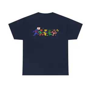 Grateful Dead Dancing Bears Masters Golf T shirt | Jam Band Golf Tournament Sports Mashup Deadhead Unisex T shirt
