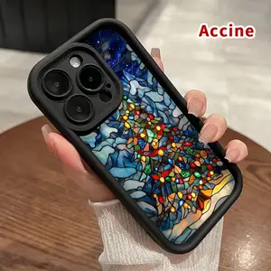 Case for iPhone 17 Pro Max 16 16e 15 14 Plus 13 12 Mini 11 Air XR X XS Starry Christmas Tree All Coverage Enhanced Camera Lens Protection Rugged  Shockproof Softcase