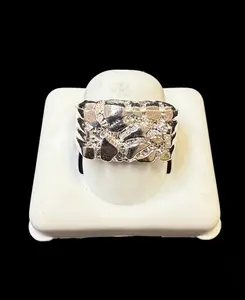 Nugget Ring Silver