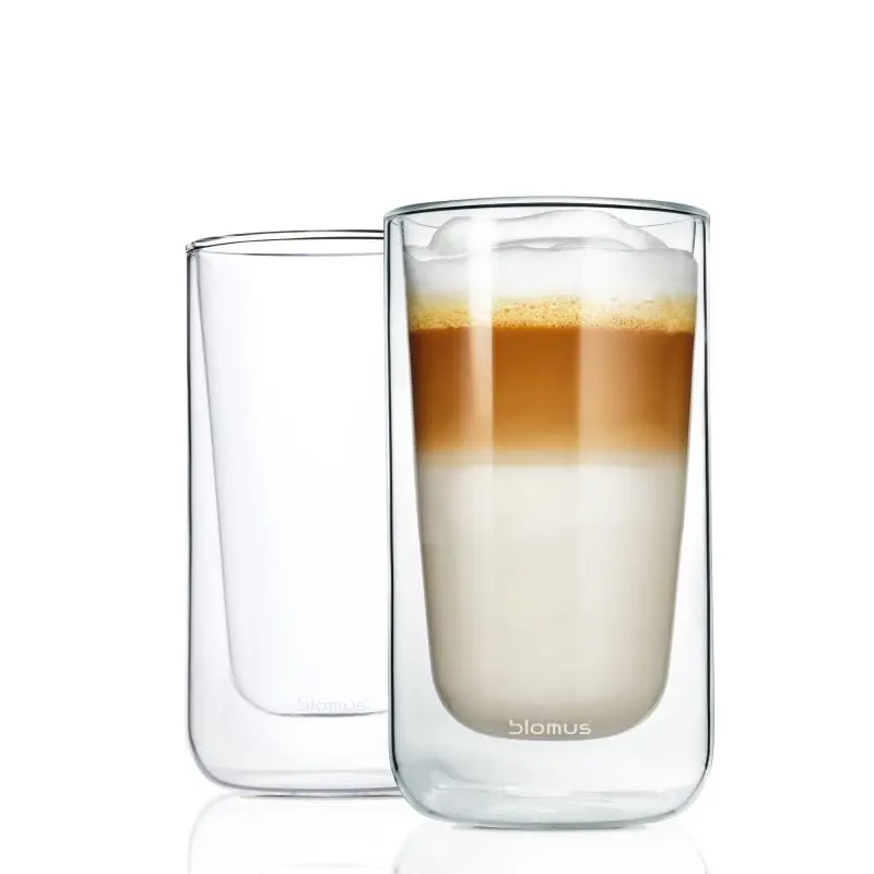 Blomus Insulated Latte Macchiato Tea Glasses, Set of 2