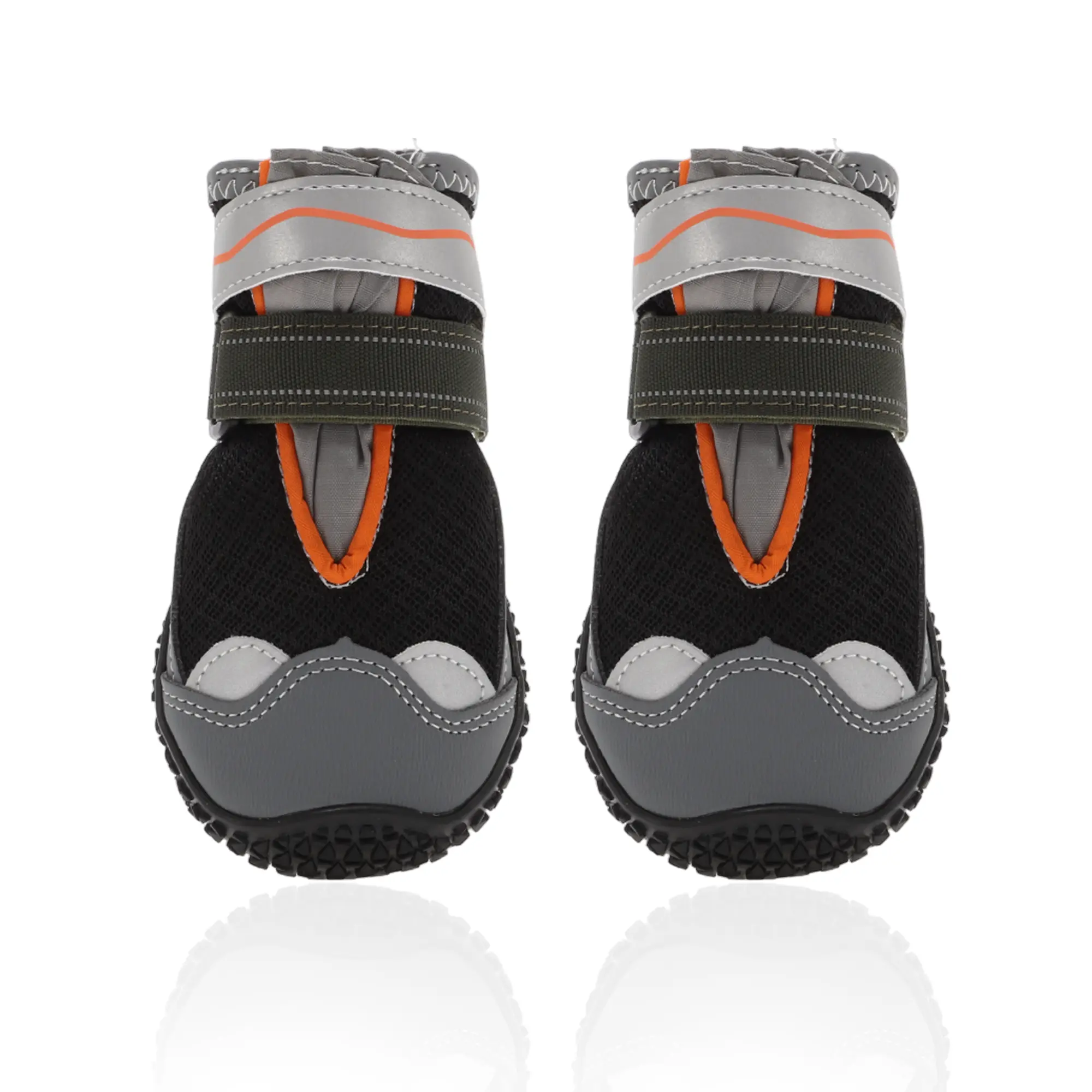 VOCOSTE 4pcs Dog Shoes, Breathable Mesh Dog Shoes, Dog Boots Paw Protectors, Dog Boots for Hot Roads in Summer Snow in Winter