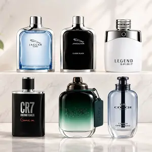 Luxury branded perfumes bundle - Jaguar Classic, Jaguar Classic Black, Coach Green, Coach Open Road, CR7 Game On, Mont Blanc Legend Spirit
