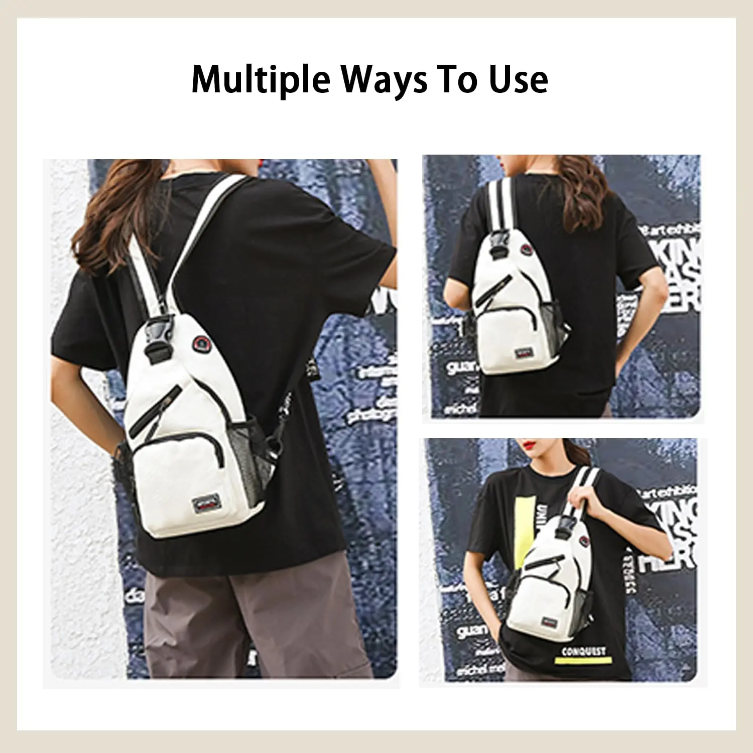 New Designers Chest Bags Crossbody Shoulder Backpack - Headphone 