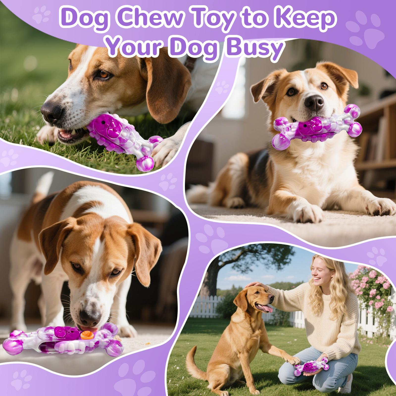 Interactive Slow-Feed Dog Toy - Made Of Nylon Material, Extendable - Easy to Use, Suitable for Small, Medium, And Large Breeds (Pomeranians, Shih Tzus, Labradors, German Shepherds), Combines Educational And Dental Cleaning Benefits, Mental