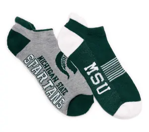 GameDay by MUK LUKS Game On! Unisex Set of 2 Ankle Socks