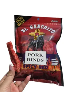 Pork Rinds Spicy Red 2oz (Chicharron)
