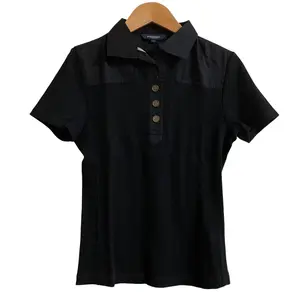 Pre-owned BURBERRY Cotton Small Leather Goods Rib Polo Shirt