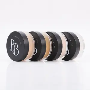 Blendin Bliss Loose Powder - Set of 5 Round Makeup Products in Assorted Colors blush