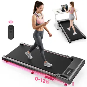 【DealsForYouDays】Folding Treadmill with 12% Incline，3.8MPH/7.5MPH Walking Mat Treadmill Portable Treadmill for Easy Moving, Quiet design for home and office Walking pad Treadmill with LED Display for Walking and Jogging, Summerwins summerwins