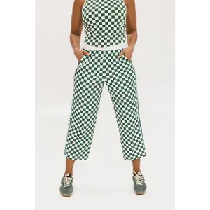Bronson Pant - Green/White Checkered