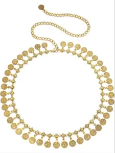 Women's Fashionable Metal Chain Belt, Casual Waistband for Jeans, Fashion Belt for Party Clothing Decor, Trendy All-match & Exquisite Belt for Birthday Gift, Dance Belts