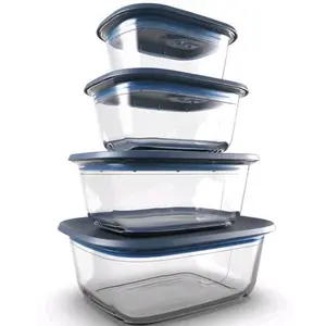 Tupperware Voila Glass Food Storage Containers | Set of 4