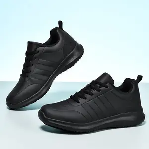 Picks Non Slip Work Shoes Waterproof SRC OilResistant Breathable Mesh Comfort Chef Footwear Men's & Women's Versions Black Nurse Stylish Closed Non Slip Work Shoes