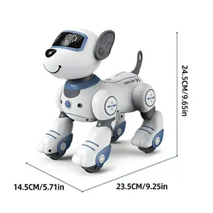 TongLi/TL Electronic Pet Toy Dog, Automatic Follow Electronic Dog，Smart Remote Control, Children's Programming Simulation Electronic Pet, Can Bark, Walk, and Jump,  Simple Remote Control Electronic Dog,New Year gift,Toy Gifts,Christmasgift