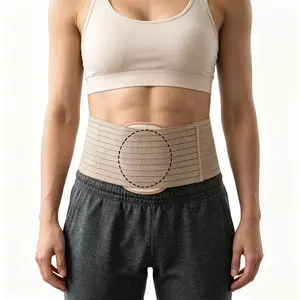 Adjustable Abdominal Support Belt,Adult Hernia Belt, Breathable Waist Wrap with Cushion Pad, Comfortable Compression Band for Daily Activities and Everyday Use