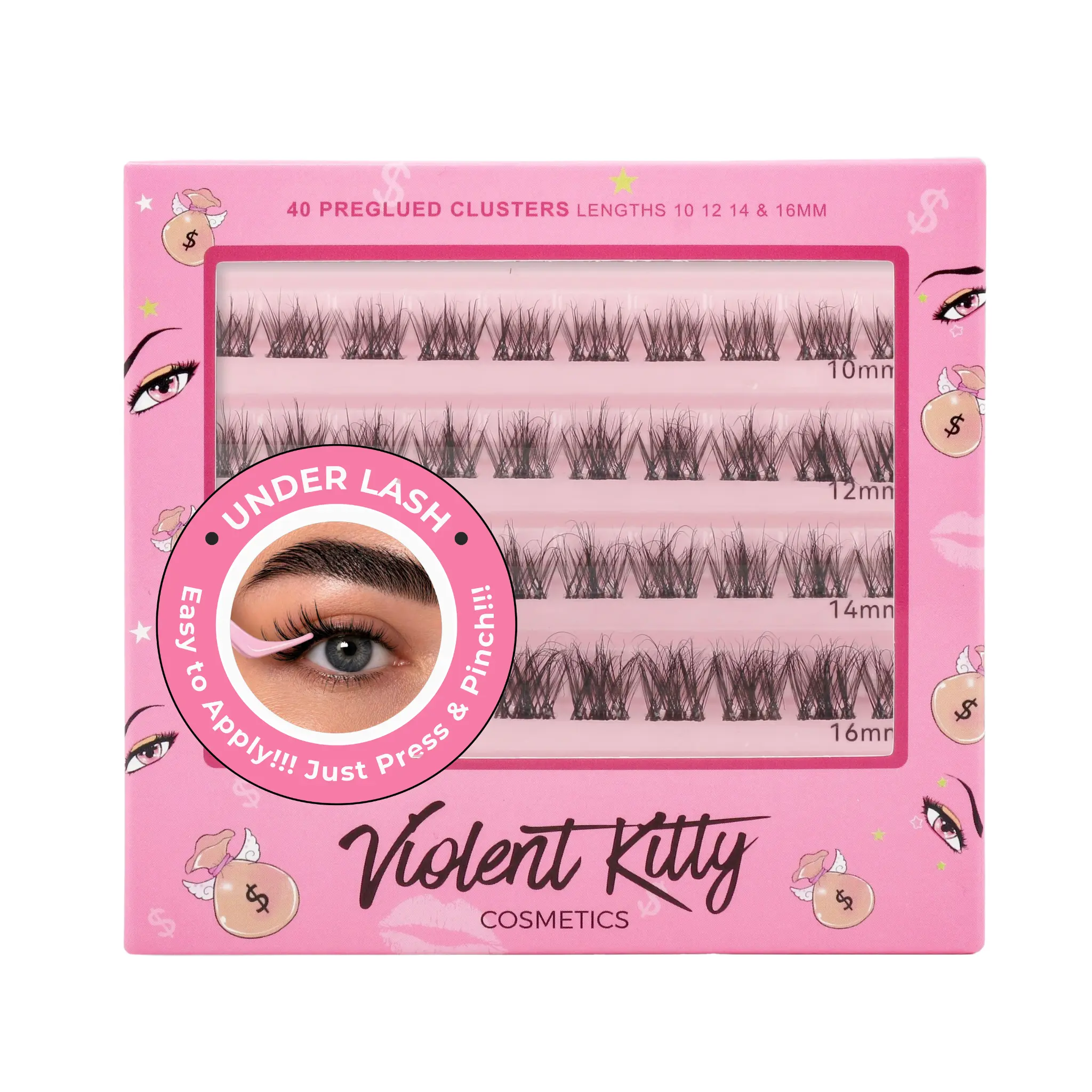 Press & Pinch • Underlash Clusters: v3 “Fluffy Light”