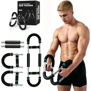 Chest Shoulder Forearm Exerciser, Resistance Twister Arm Exerciser for Men & Women, 2026 New Pro Twister Arm Muscle Trainer, Portable Detachable Fitness Machine