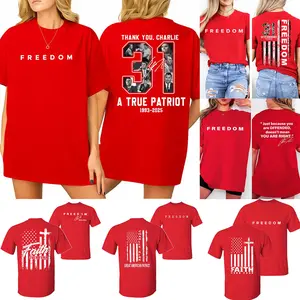 Freedom Memorial 2 Sided Full Color, Vintage Graphic Rest In Peace T Shirt, A True Patriot 31 Tribute Shirt, Justice Political Statement Tee, Unisex T-Shirts