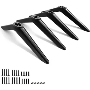 (Upgraded Version) 2 Packs TV Base Stand for TCL Roku TV Legs Replacement for TCL 28" 32" 40" 43" 49" 50" 55" 58" 65" 32S359 32S355 40S355 43S455 50S525 55S435 65S455 Roku TV Legs for TCL with Screws