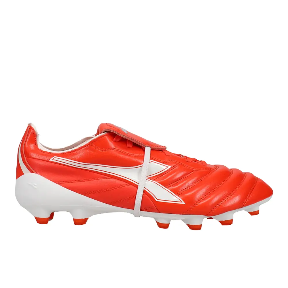 diadora Mens Brasil Elite Tech Italy Lightweight Performance Firm Ground Soccer Cleats Cleated - Red diadora Mens Brasil Elite Tech Italy Lightweight Performance Firm Ground Soccer Cleats Cleated - Red